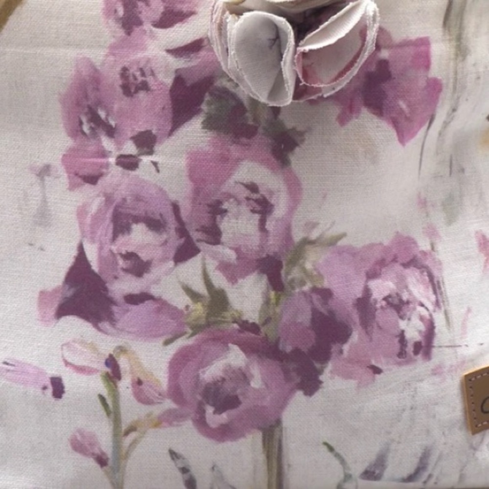 The Hettie Company Floral Cotton Handbag NWT Made In England 🇬🇧 - Picture 3 of 9